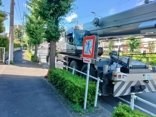 東京都 東大和市 鉄骨造 揚重 解体工事Ⅱ　ビフォー