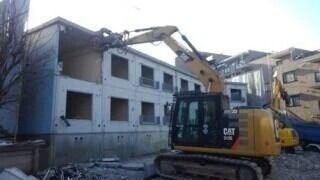 八王子市RC造解体工事2 建物解体　ビフォー