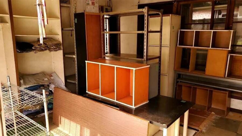 東京都 瑞穂町 不用品回収・物置解体　ビフォー