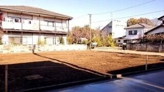 立川市 駐車場造設工事　ビフォー